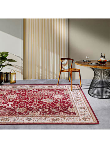 Villeroy & Boch In- & Outdoor-Teppich ''Pierre'' in Creme/ Rot