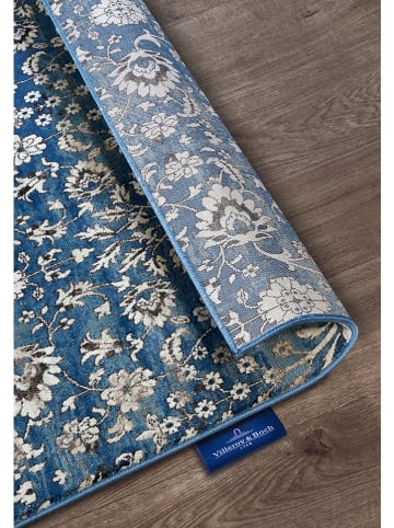 Villeroy & Boch Kurzflor-Teppich ''Ernest'' in Blau/ Creme