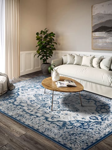 Villeroy & Boch Kurzflor-Teppich ''Gabrielle'' in Creme/ Blau