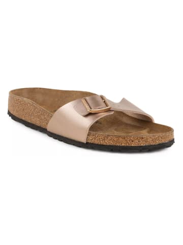 Birkenstock Pantoletten "Madrid" in Kupfer - Weite S