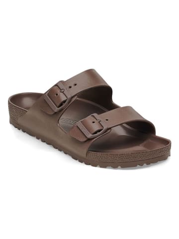 Birkenstock Pantoletten "Arizona" in Braun - Weite N