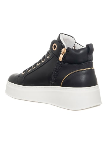 Patrizia Pepe Leren sneakers zwart