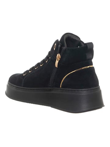 Patrizia Pepe Leren sneakers zwart