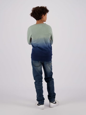 RAIZZED® Sweatshirt "Oxnard" groen/donkerblauw