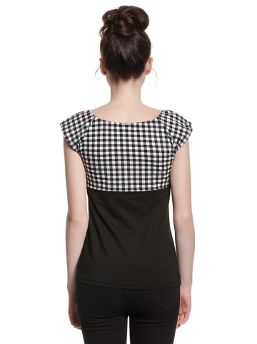 Pussy Deluxe Shirt in Schwarz/ Weiß