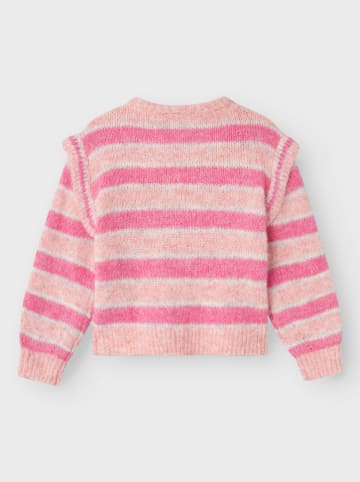 name it Sweter "Silinjana" w kolorze jasnoróżowo-różowym