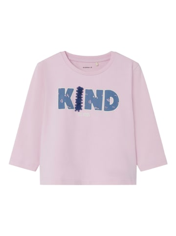 name it Longsleeve in Rosa/ Blau
