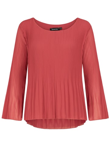 Sublevel Plisseebluse in Rot