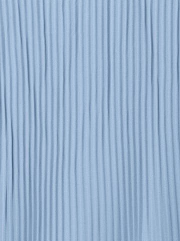 Sublevel Plisseebluse in Hellblau