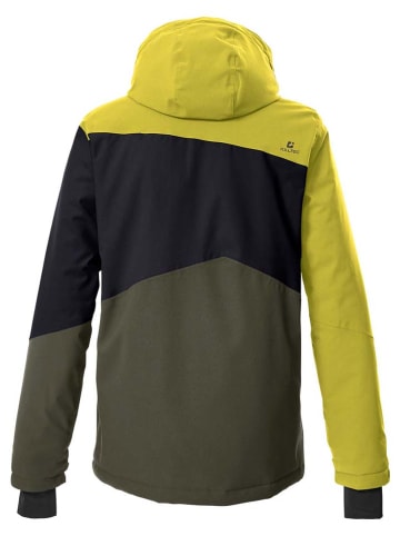 Killtec Ski-/ Snowboardjacke in Gelb/ Khaki