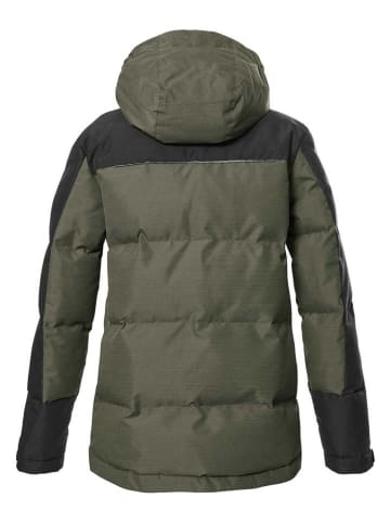 Killtec Winterjacke in Khaki/ Schwarz