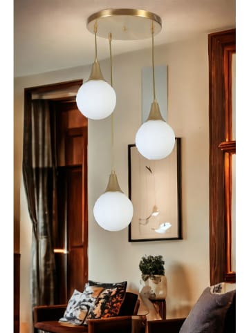 Opviq Hanglamp goudkleurig - (B)30 x (H)70 cm