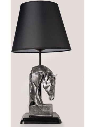 Opviq Tafellamp zilverkleurig/zwart - (H)50 x Ø 24 cm