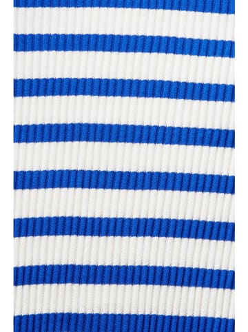 ESPRIT Shirt in Blau/ Weiß