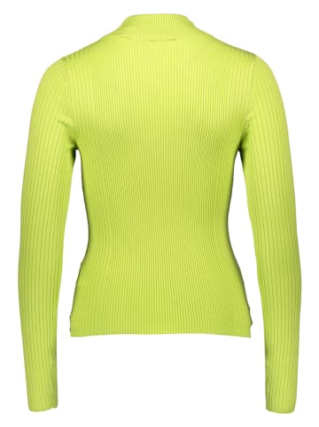 ESPRIT Sweter w kolorze limonkowym