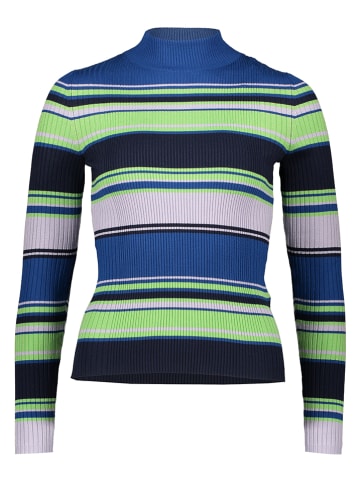 ESPRIT Pullover in Blau/ Grün