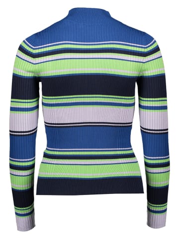 ESPRIT Pullover in Blau/ Grün