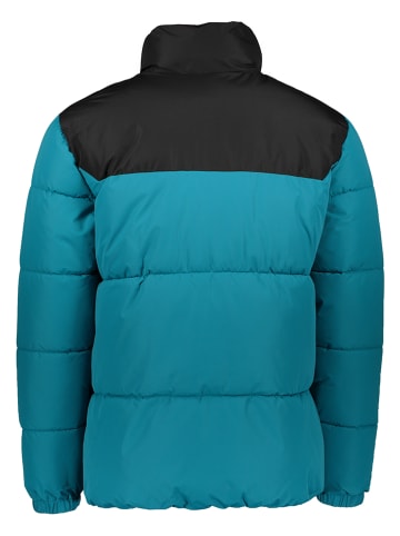 ESPRIT Doorgestikte jas turquoise