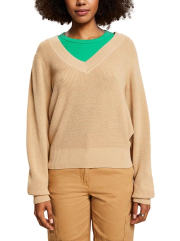 ESPRIT Pullover in Beige