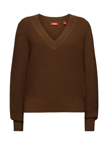 ESPRIT Sweter w kolorze oliwkowym