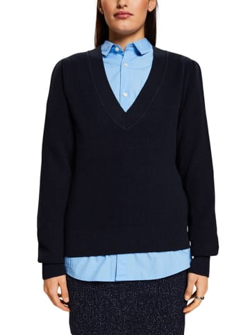 ESPRIT Pullover in Dunkelblau