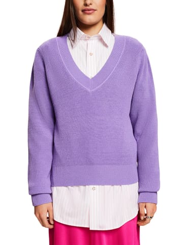ESPRIT Sweter w kolorze fioletowym