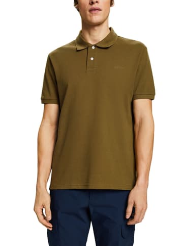 ESPRIT Koszulka polo w kolorze brązowym
