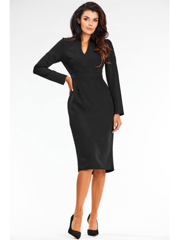 Awama Kleid in Schwarz