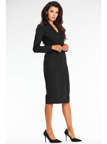 Awama Kleid in Schwarz