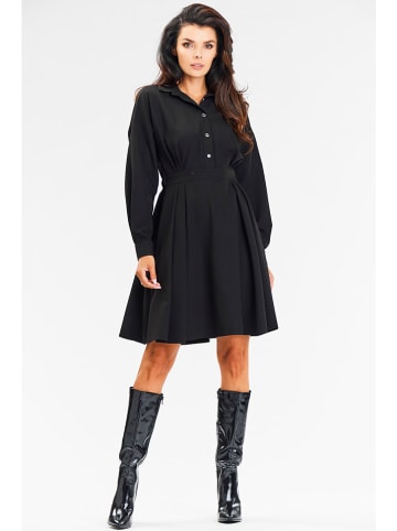 Awama Kleid in Schwarz