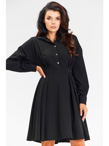 Awama Kleid in Schwarz
