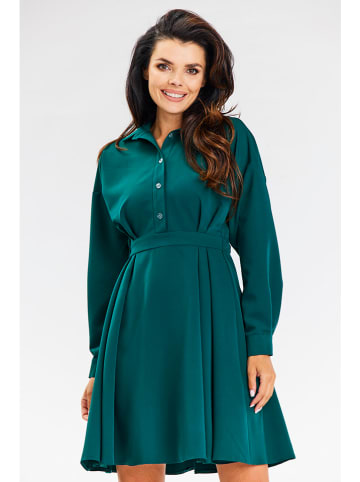 Awama Kleid in Petrol