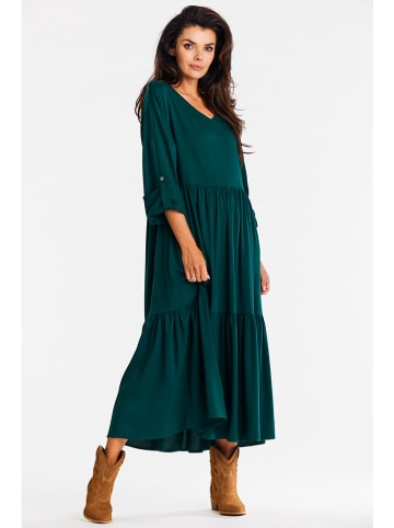 Awama Kleid in Petrol
