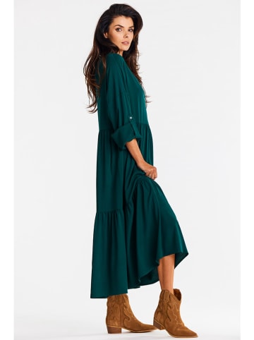 Awama Kleid in Petrol