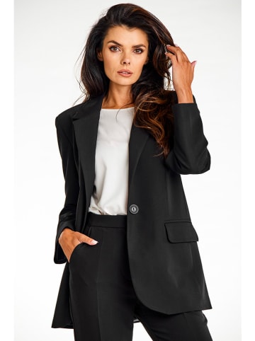 Awama Blazer in Schwarz