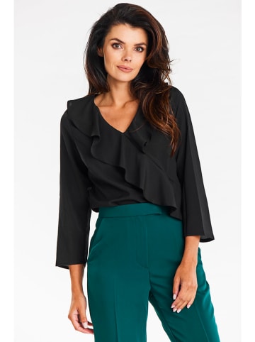 Awama Bluse in Schwarz