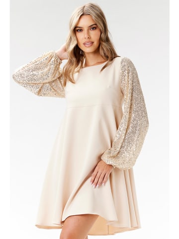Awama Kleid in Beige