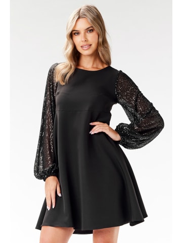 Awama Kleid in Schwarz