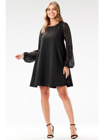 Awama Kleid in Schwarz
