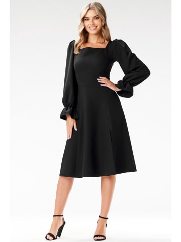 Awama Kleid in Schwarz