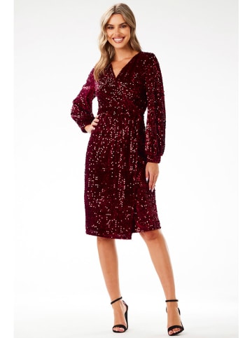 Awama Paillettenjurk bordeaux