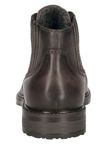 Bugatti Leder-Boots in Anthrazit