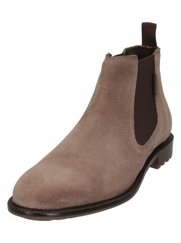 Bugatti Leder-Chelsea-Boots in Beige