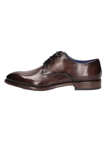 Bugatti Leren veterschoenen bruin