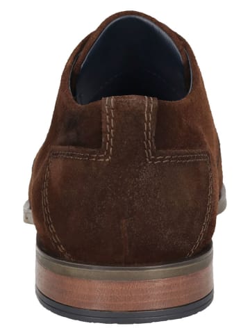 Bugatti Leder-Schnürschuhe  in Braun
