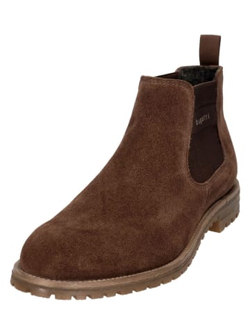 Bugatti Leder-Chelsea-Boots in Braun