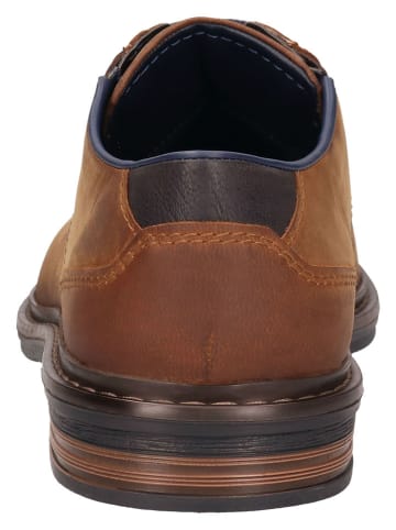 Bugatti Leren veterschoenen lichtbruin