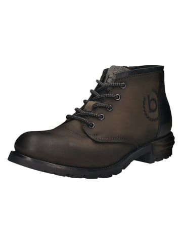 Bugatti Leder-Boots in Braun