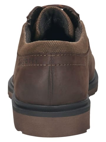 Bugatti Leren veterschoenen bruin