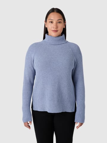 Les Lunes Rollkragenpullover "Poppy" in Hellblau